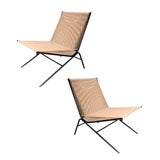 Pair of String Chairs by Alan Gould