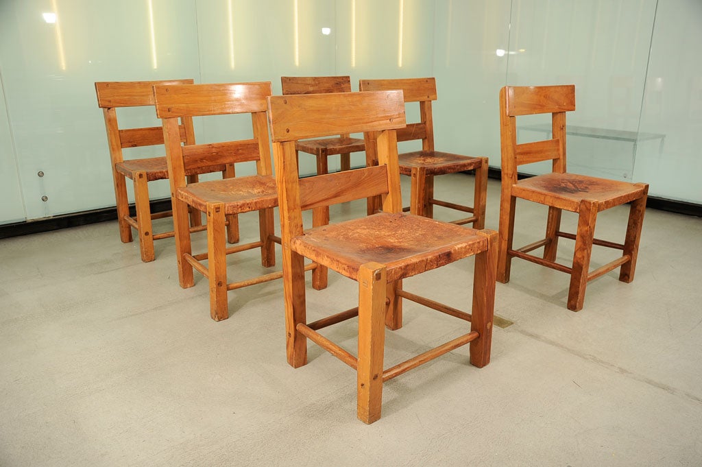 Six Dining Chairs by Luis Barragan