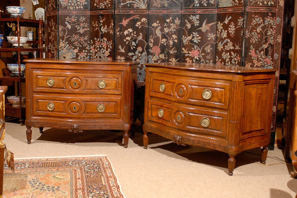 Pair of Fine Italian Neoclassical commodes, Parma ca. 1780 For Sale 3