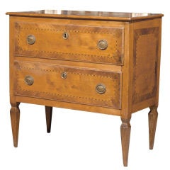 Fine Neoclassical Petite Italian Inlaid Commode, ca. 1790