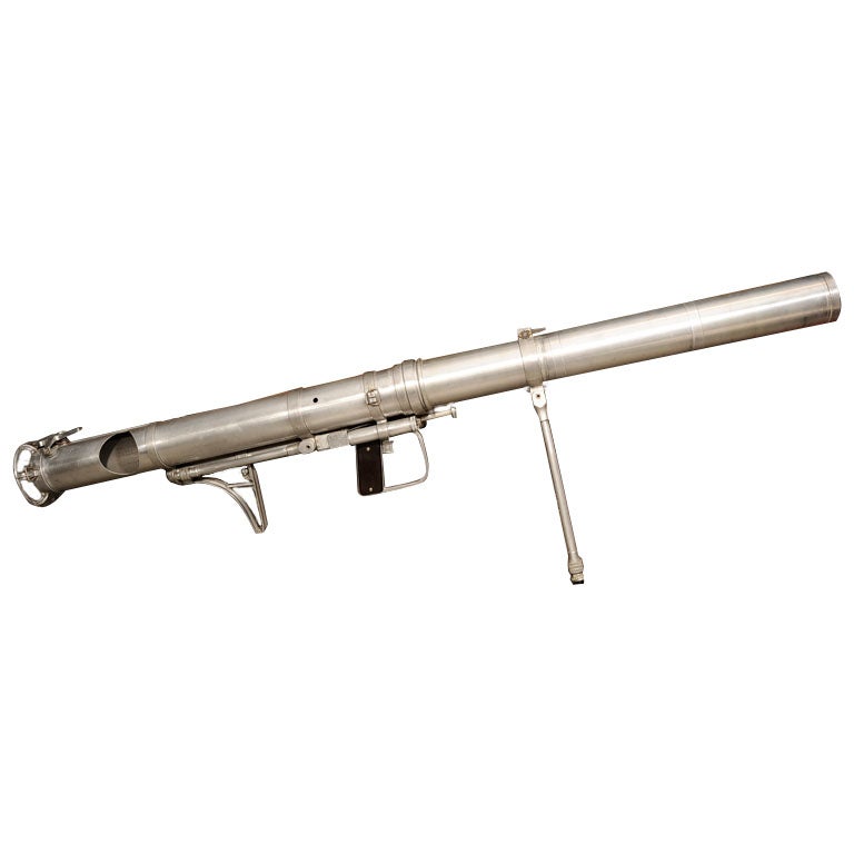 WWII Polished Aluminum Bazooka
