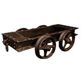 Antique Industrial Railroad Cart