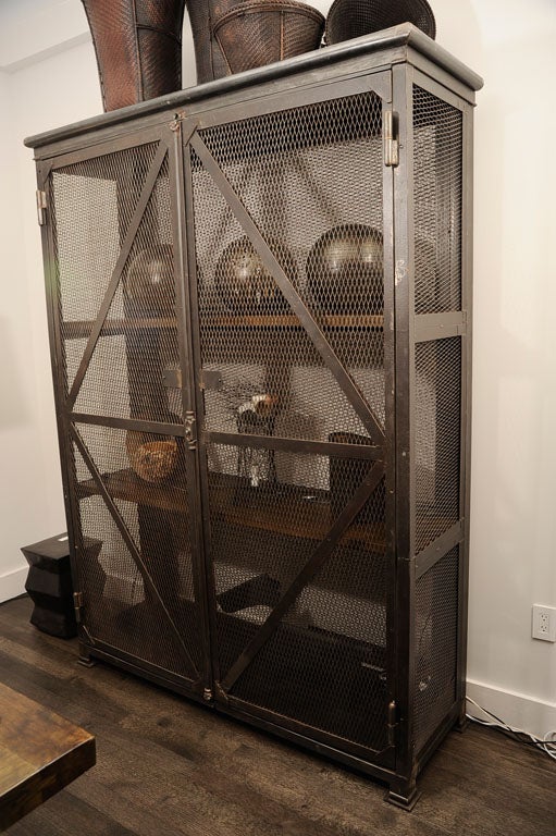 Industrial Mesh Armoire 3