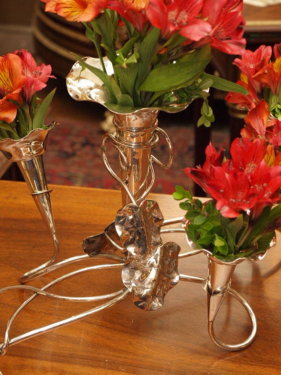 English Silver-Plated Epergne 6