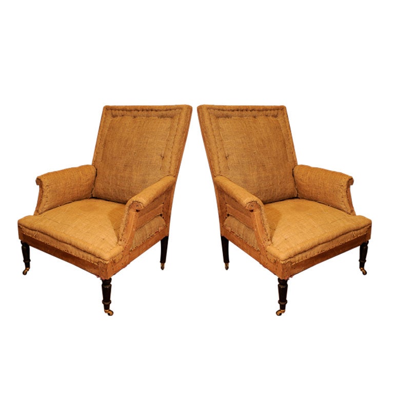 Pair of  French Arm Chairs