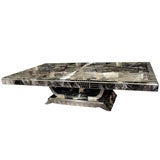 French Art Deco Style Mirrored Table 8