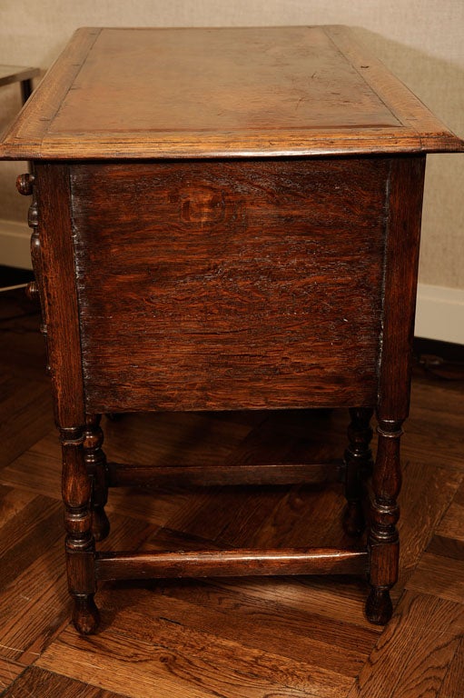 Jacobean Revival Oak Desk/Writing Table, England, Early 20th C. 2