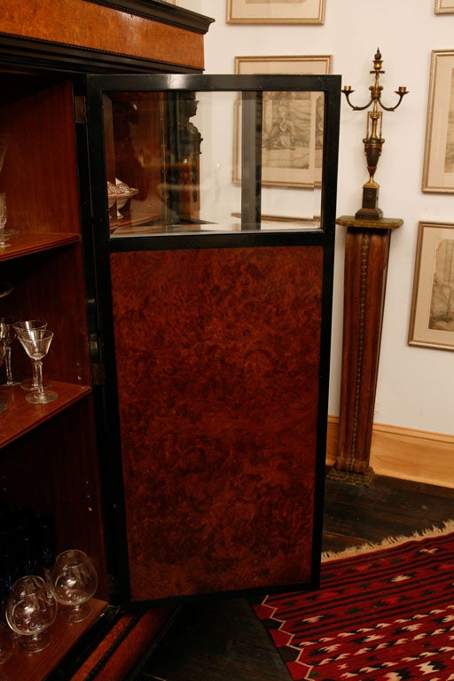 Legno Bibliotecario in stile impero edoardiano in vendita