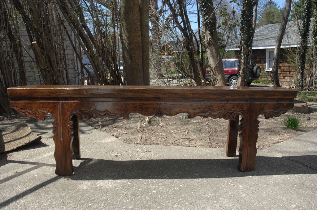 Shandong Bench In Excellent Condition In East Hampton, NY