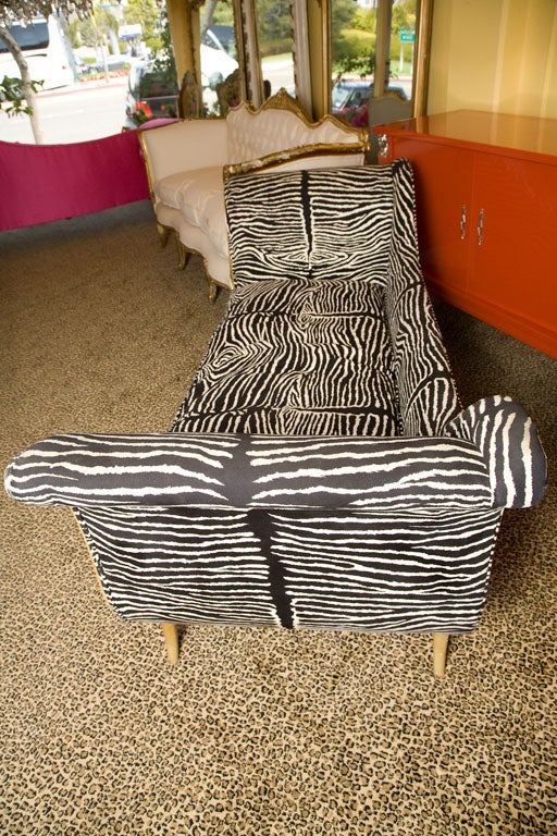 Vintage Deco Zebra Sofa~ 3