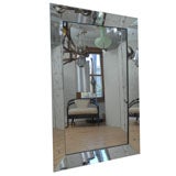 Etched Mirror Framed Mirror