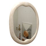 Maitland Smith Bone Oval Sculptural Mirror