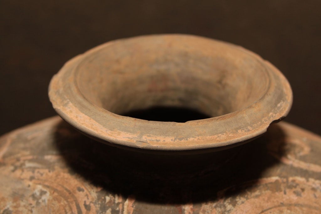 Chinese Han Dynasty Ceramic Cocoon Jar 1