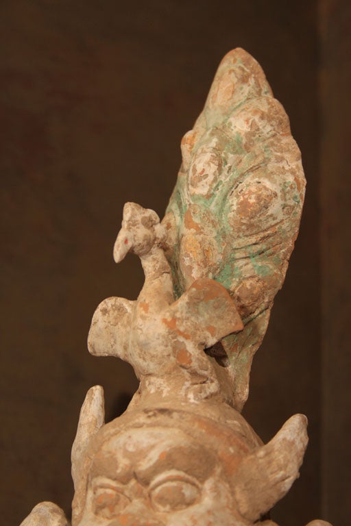Chinese Tang Dynasty Ceramic Figure of a Lokapala 1