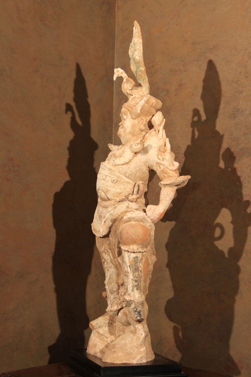 Chinese Tang Dynasty Ceramic Figure of a Lokapala 4