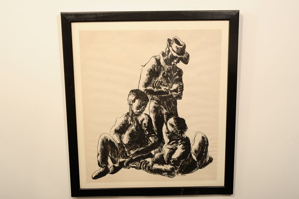 Coal Miners, West Virginia by Louis Wolchonok For Sale 1