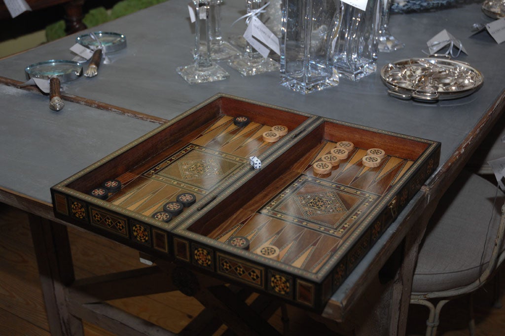 Backgammon and Checkers Game Box