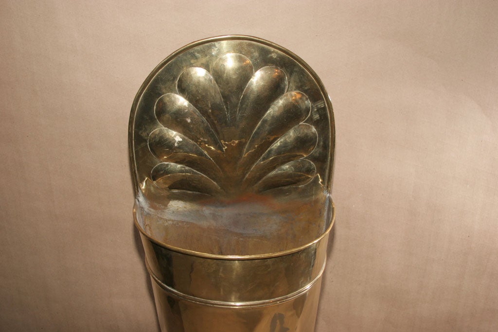 20th Century Dutch Arts and Crafts Brass Umbrella Holder