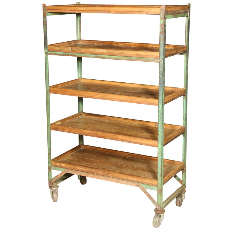 Rolling Shelves Industrial Cart Shoe Trolly