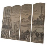 Antique Four Louis XV Style Panels