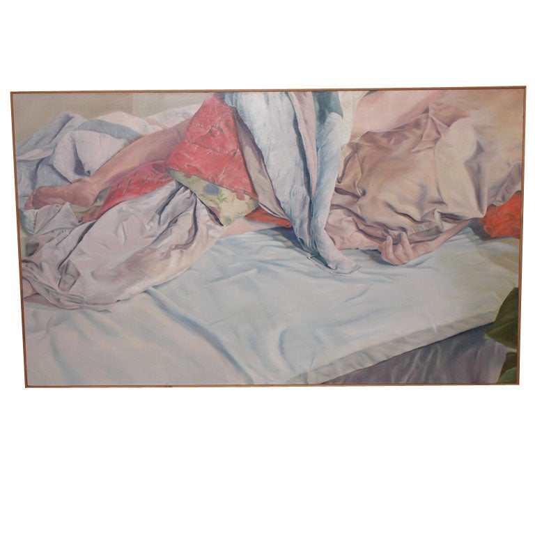 Gwen Gugell, Oil on Canvas, 1978. "Dream Time" For Sale