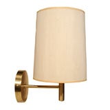 Brushed Brass Wall Lamp by Nessen Studio