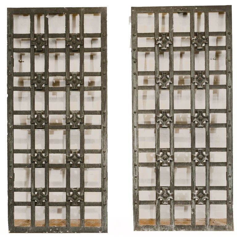 Art Deco Iron Panels For Sale