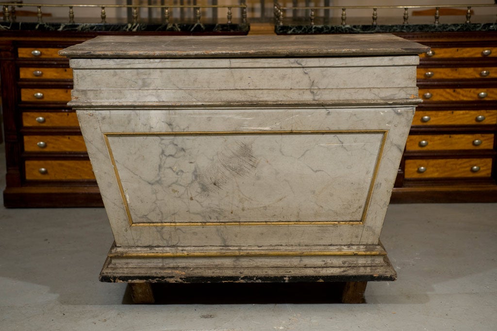 Faux Marbe Italian Coffer