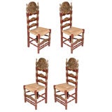 18th Century Portugese Chairs From The Home of Adisson Mizner