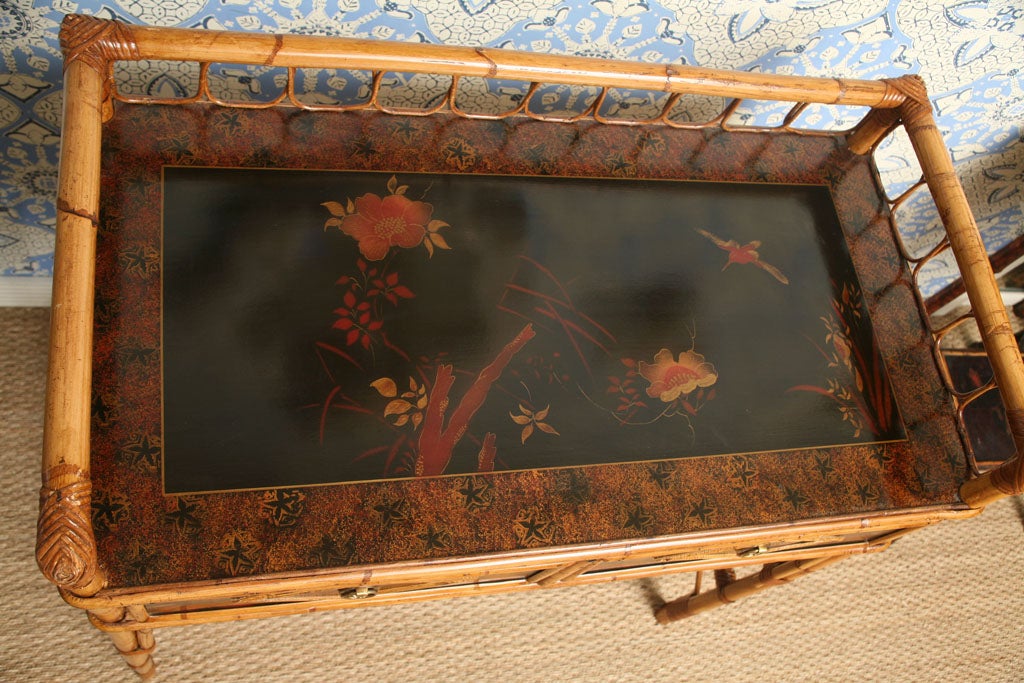 19th Century English  Bamboo Writing Table or Desk 2