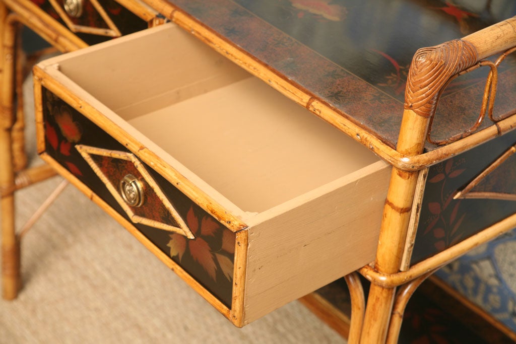 19th Century English  Bamboo Writing Table or Desk 3