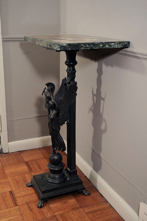 Italian Bronze and Marble Topped Console Table For Sale 2
