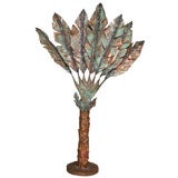Mixed Metal Palm Tree Standing Lamp Mixed Metal Palm Tree Standing Lamp
