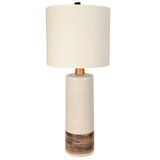 Large Stoneware Ceramic Lamp by Gordon Martz