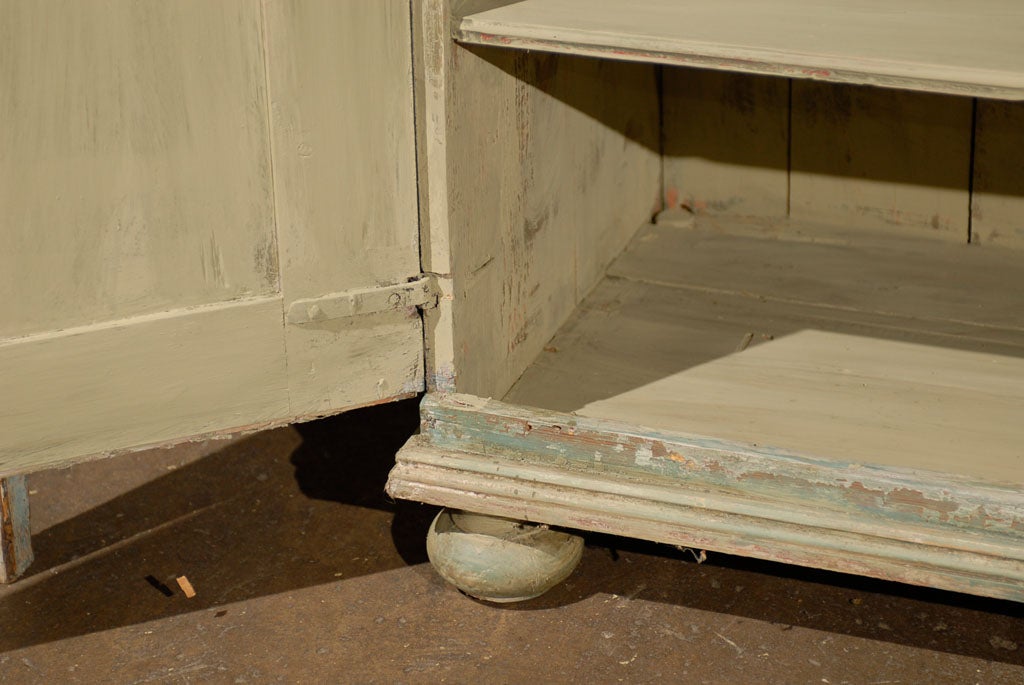 Swedish 18th Century Late Gustavian Cabinet with Original Paint 1