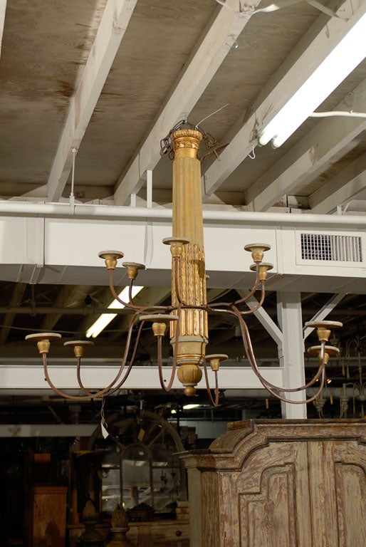 A 12-arm Column Chandelier 3