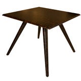 Custom Game Table in Tortoise Stained Leather by William Haines