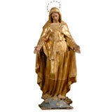 Paper Mache Madonna Statue