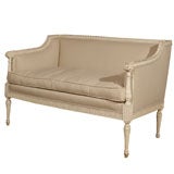 French painted settee