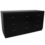 Ebonized Low Chest of Drawers