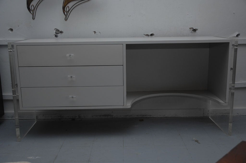 Lucite & Formica Desk