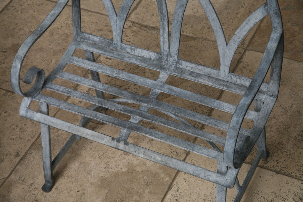 Gothic Children's Garden Bench For Sale 5