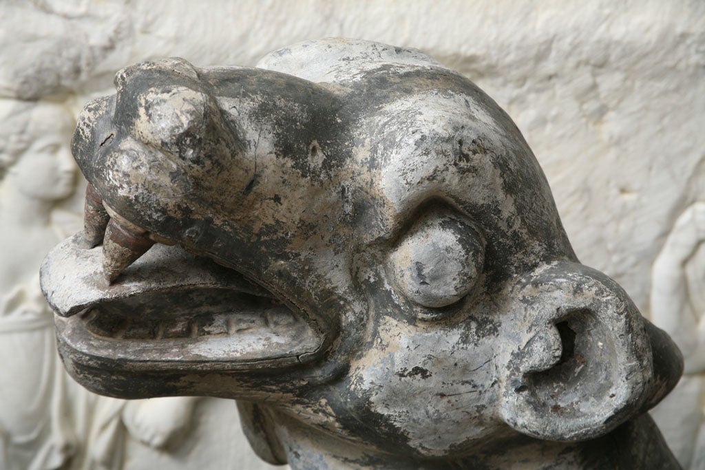 Wood Frech Gargoyle For Sale