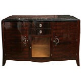 Classic French Art Deco Exotic Macassar Ebony Buffet/Sideboard