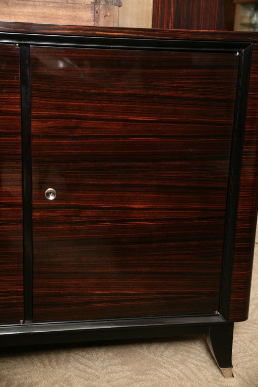 French Art Deco Macassar Ebony Buffet 4