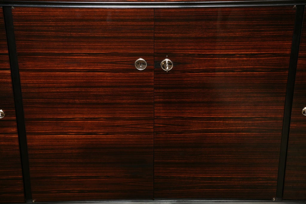 French Art Deco Macassar Ebony Buffet 6