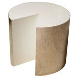 Chic Leon Rosen Pace Collection Chrome & Lacquer Table