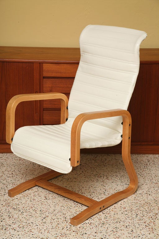 American Thonet Bentwood Cantilever Lounge Chairs