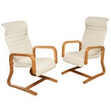 Thonet Bentwood Cantilever Lounge Chairs