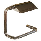 Peter Hamburger Lucite & Chrome Desk Lamp for Knoll